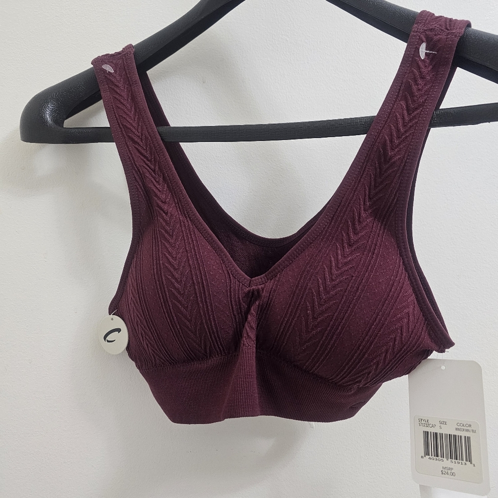 NWT, Set Of 2 Purple & Black Sports Bra Intimates & Sleepwear, Sz S, By Capezio